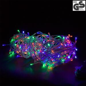 Goleto Vánoční LED osvětlení 20 m | barevné 200 LED | zelený kabel