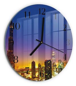 Skleněné nástěnné hodiny Horizont Dubaj zsoc-fi30-00173092