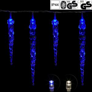 Goleto Vánoční LED řetěz rampouchy 5,5 m | modrá 40 LED