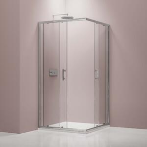 Sprchový kout Rohové posuvné dveře 6mm NANO pravé sklo EX506 - 90x120x195cm