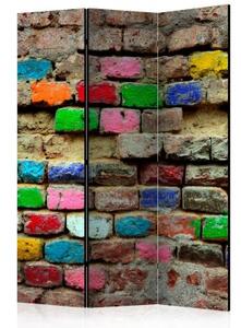 Paraván - Colourful Bricks [Room Dividers]