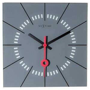Designové nástěnné hodiny 8636gs Nextime Stazione 35cm