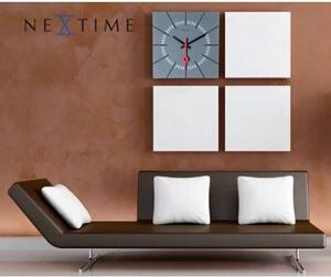 Designové nástěnné hodiny 8636gs Nextime Stazione 35cm