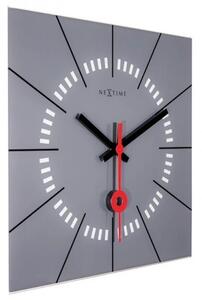 Designové nástěnné hodiny 8636gs Nextime Stazione 35cm