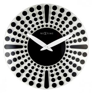 Designové nástěnné hodiny 8182zw Nextime Dreamtime 43cm