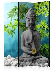 Paraván - Buddha: Beauty of Meditation [Room Dividers]