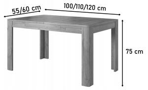 Dřevěný stůl GOMORA, 60x100cm, borovice