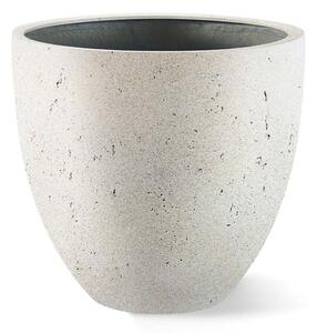 Grigio Ovál, květináč Barva květináče: Antique White, Rozměry: 32 x 29 cm