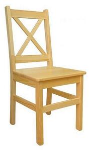 Dřevěná židle XE, 95x42x45 cm, borovice