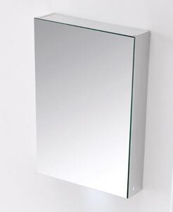 Hliníková zrcadlová skříňka G500 - zrcadlo uvnitř i vně