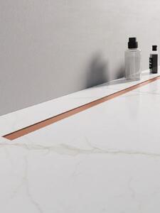 New Trendy Visio Slim Copper Brushed odtokový žlábek 80 cm OL-0098