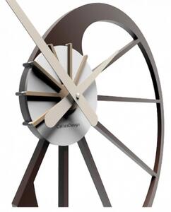 Designové hodiny 10-118 CalleaDesign Snail 45cm (více barevných variant) Barva černá klasik-5 - RAL9017