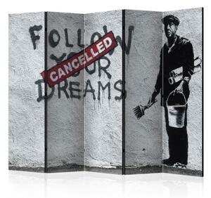 Paraván - Dreams Cancelled (Banksy) II [Room Dividers]