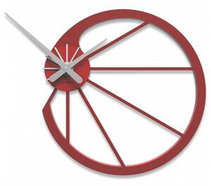 Designové hodiny 10-118 CalleaDesign Snail 45cm (více barevných variant) Barva černá klasik-5 - RAL9017