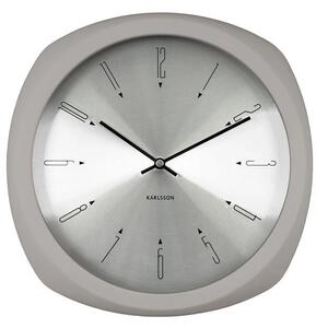 Designové nástěnné hodiny 5626GY Karlsson 31cm