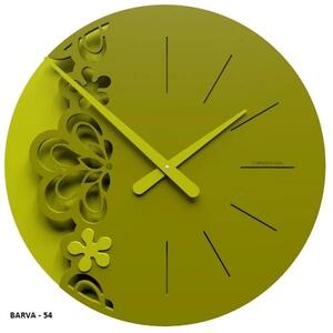 Designové hodiny 56-10-2 CalleaDesign Merletto Big 45cm (více barevných variant) Barva caffe latte-14 - RAL1019