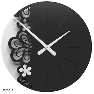 Designové hodiny 56-10-2 CalleaDesign Merletto Big 45cm (více barevných variant) Barva caffe latte-14 - RAL1019