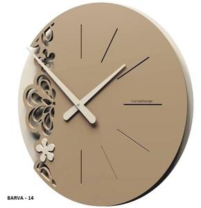 Designové hodiny 56-10-2 CalleaDesign Merletto Big 45cm (více barevných variant) Barva caffe latte-14 - RAL1019