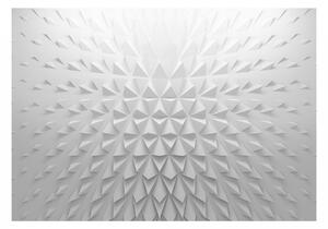 3D tapeta bílé hroty + lepidlo ZDARMA Velikost (šířka x výška): 150x105 cm