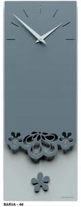Designové hodiny 56-11-1 CalleaDesign Merletto Pendulum 59cm (více barevných variant) Barva čokoládová-69 - RAL8017