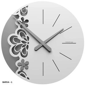 Designové hodiny 56-10-2 CalleaDesign Merletto Big 45cm (více barevných variant) Barva caffe latte-14 - RAL1019