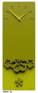 Designové hodiny 56-11-1 CalleaDesign Merletto Pendulum 59cm (více barevných variant) Barva čokoládová-69 - RAL8017