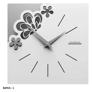 Designové hodiny 56-10-1 CalleaDesign Merletto Small 30cm (více barevných variant) Barva caffe latte-14 - RAL1019