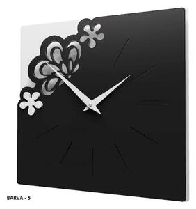 Designové hodiny 56-10-1 CalleaDesign Merletto Small 30cm (více barevných variant) Barva caffe latte-14 - RAL1019