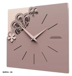 Designové hodiny 56-10-1 CalleaDesign Merletto Small 30cm (více barevných variant) Barva caffe latte-14 - RAL1019