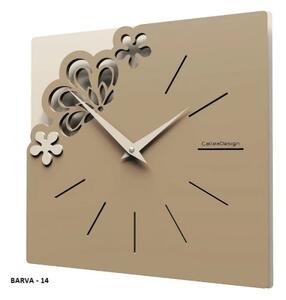 Designové hodiny 56-10-1 CalleaDesign Merletto Small 30cm (více barevných variant) Barva caffe latte-14 - RAL1019