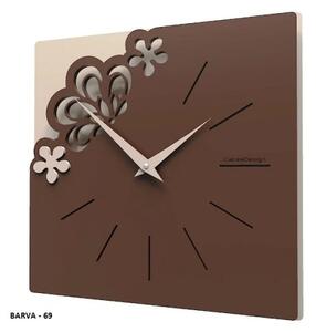 Designové hodiny 56-10-1 CalleaDesign Merletto Small 30cm (více barevných variant) Barva caffe latte-14 - RAL1019