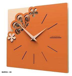 Designové hodiny 56-10-1 CalleaDesign Merletto Small 30cm (více barevných variant) Barva terracotta(cihlová)-24