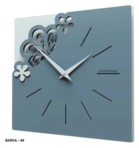 Designové hodiny 56-10-1 CalleaDesign Merletto Small 30cm (více barevných variant) Barva šedomodrá tmavá-44 - RAL5014