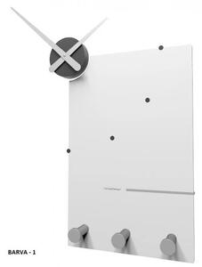 Designové hodiny 10-130 CalleaDesign Oscar 66cm (více barevných variant) Barva bílá-1 - RAL9003