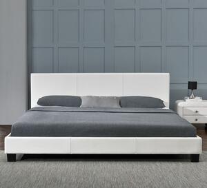 Goleto Čalouněná postel Barcelona 160 x 200 cm | bílá