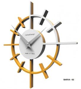 Designové hodiny 10-018 CalleaDesign Crosshair 29cm (více barevných variant) Barva žlutý meloun-62 - RAL1028