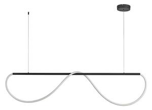 LED Lustr na lanku MELECA LED/36W/230V 3000/4000/6000K 160 cm černá