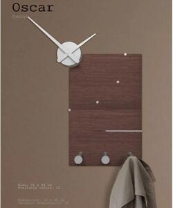 Designové hodiny 10-130 CalleaDesign Oscar 66cm (více barevných variant) Barva čokoládová-69 - RAL8017
