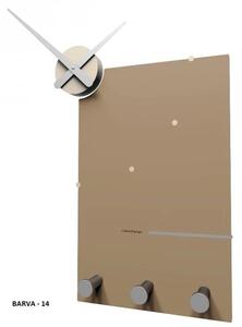 Designové hodiny 10-130 CalleaDesign Oscar 66cm (více barevných variant) Barva čokoládová-69 - RAL8017