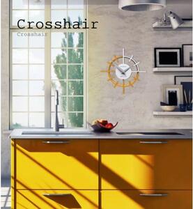 Designové hodiny 10-018 CalleaDesign Crosshair 29cm (více barevných variant) Barva grafitová (tmavě šedá)-3 - RAL9007