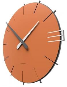 Designové hodiny 10-019 CalleaDesign Mike 42cm (více barevných verzí) Barva vínová červená-65 - RAL3003