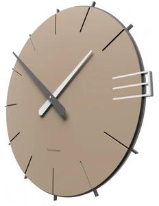 Designové hodiny 10-019 CalleaDesign Mike 42cm (více barevných verzí) Barva vínová červená-65 - RAL3003