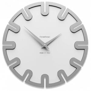 Designové hodiny 10-017 CalleaDesign Roland 35cm (více barevných variant) Barva bílá-1 - RAL9003
