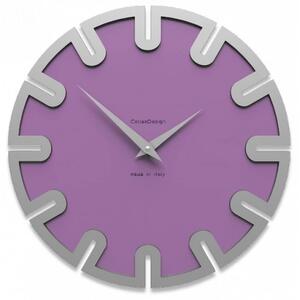 Designové hodiny 10-017 CalleaDesign Roland 35cm (více barevných variant) Barva fialová klasik-73 - RAL4005