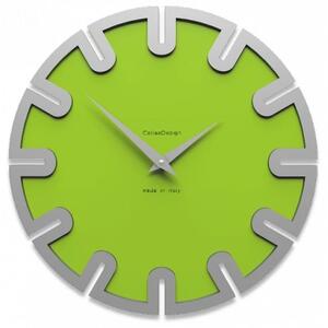 Designové hodiny 10-017 CalleaDesign Roland 35cm (více barevných variant) Barva zelené jablko-76