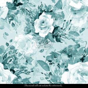 Fototapeta Azurové růže Samolepící 250x250cm