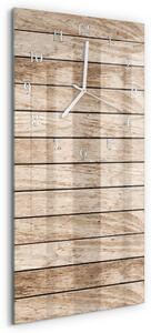 Skleněné hodiny vertikální Dřevo zsppb-30x60-00260394