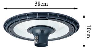 Brilagi-LED Venk. poul. lampa se sloupem 4 m URBANSPARK LED/120W/230V antr. IP65