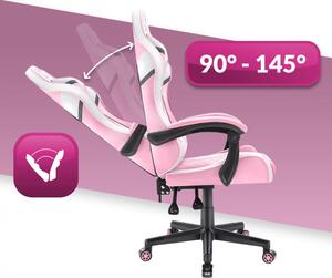 Herní židle HC-1004 pink