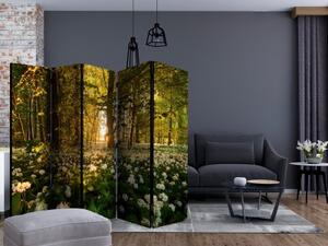 Paraván - Forest flora II [Room Dividers]